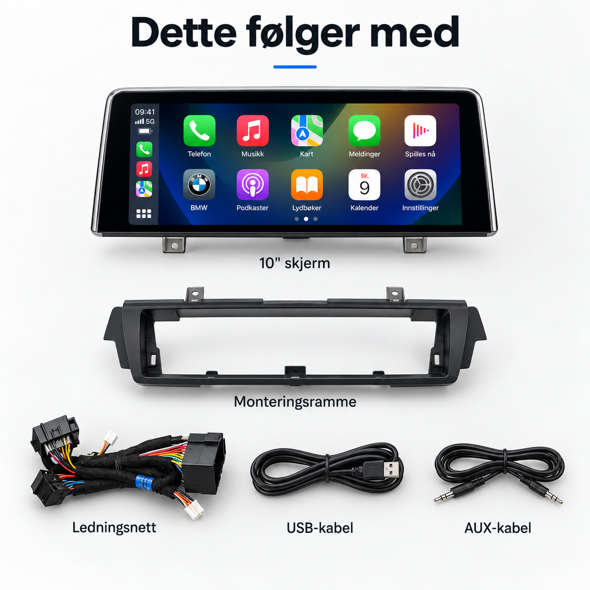 BMW X5 F15 CarPlay-skjerm | NBT 2014–2016