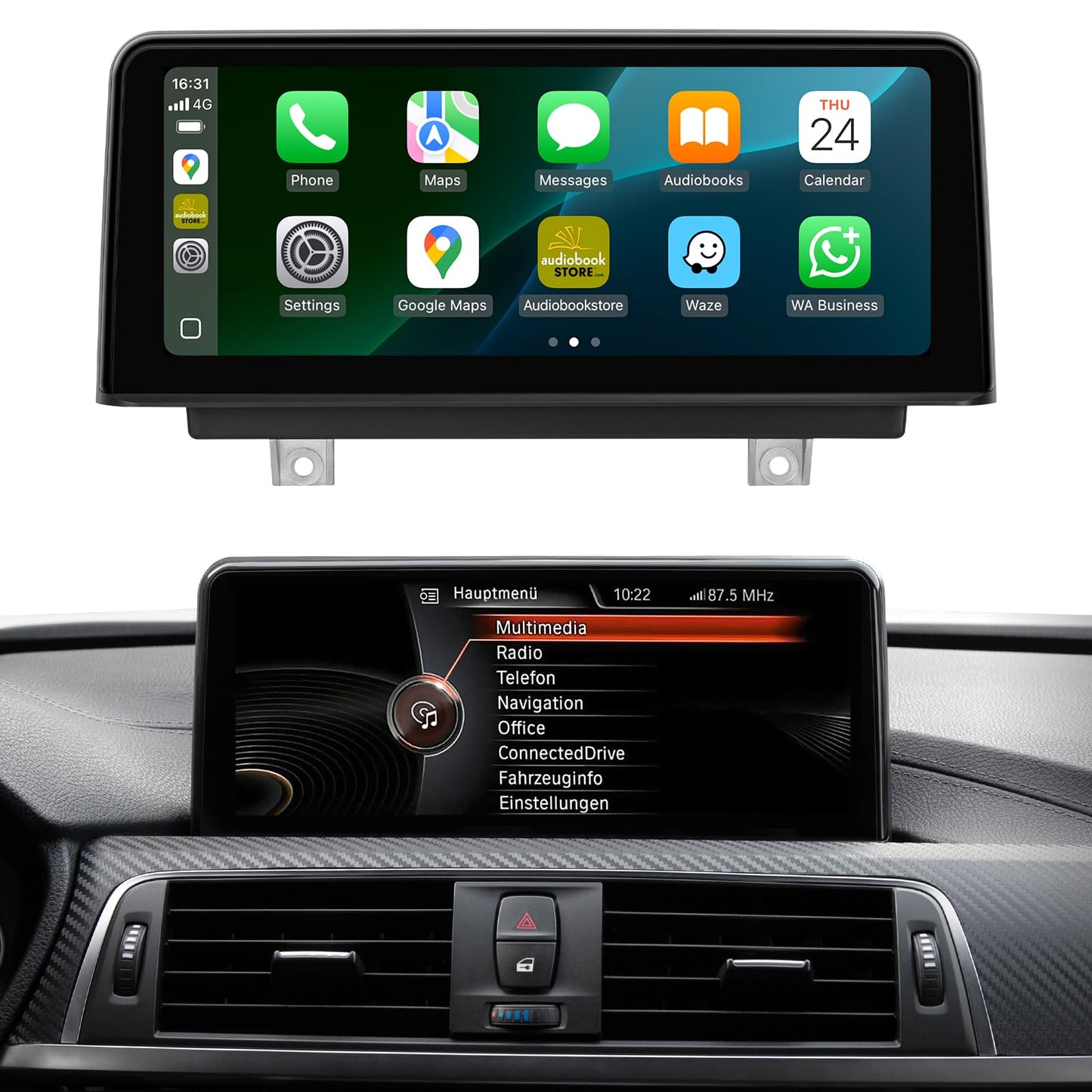 BMW F30 10" CarPlay & Android Auto