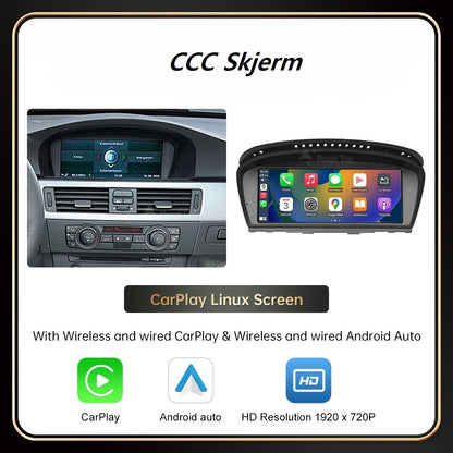 BMW E60 & E90 CarPlay & Android Auto Skjerm