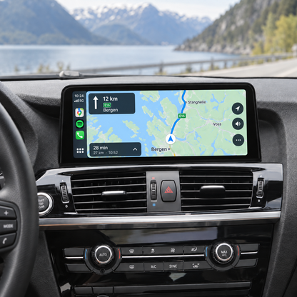 BMW X3 F25 / X4 F26 CarPlay-skjerm – 10" CIC & NBT 2011–2016