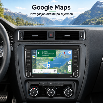 CarPlay-radio til Volkswagen, SEAT & Škoda – 7" | 2003–2015
