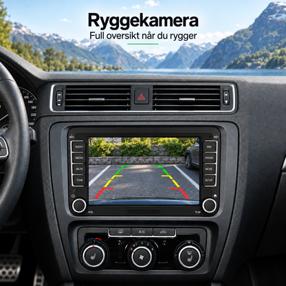 CarPlay-radio til Volkswagen, SEAT & Škoda – 7" | 2003–2015