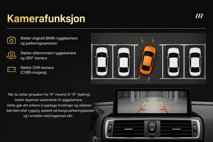 BMW 1-Serie F20/F21 CarPlay Skjerm – NBT 2012–2016