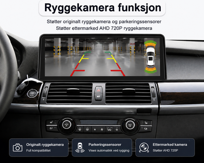 BMW X6 E71 CarPlay Skjerm