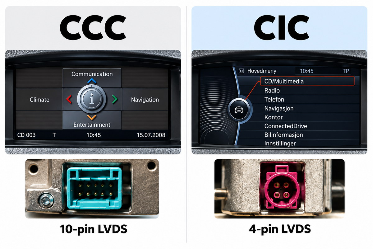 BMW X5 / X6 CarPlay Skjerm 2007-2014
